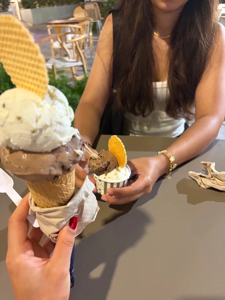 Tarrinas de helado Duna listas para tomar